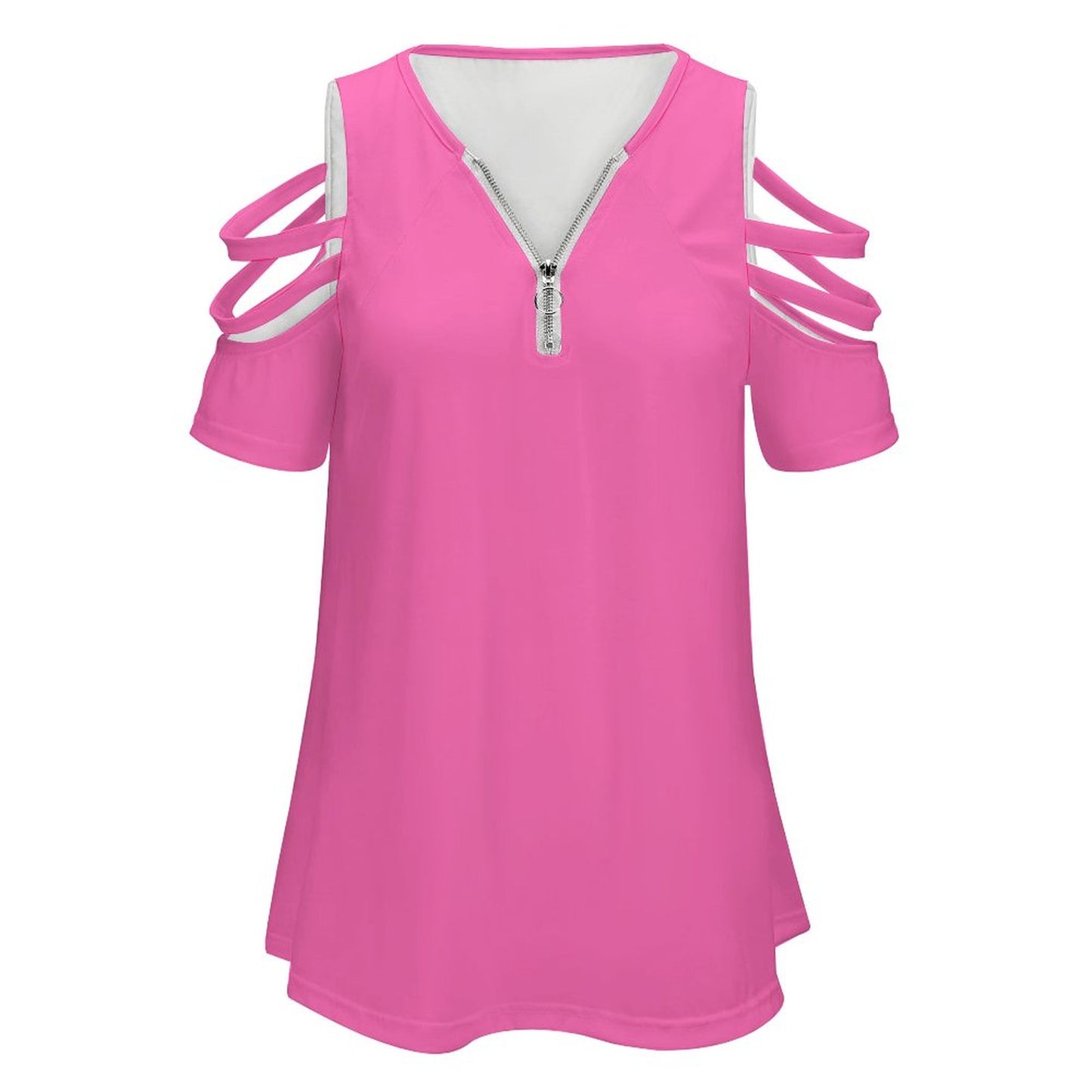 Pink Zipper T-Shirts BE