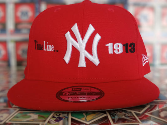 New York Yankees Timeline 1913 New Era TP Red