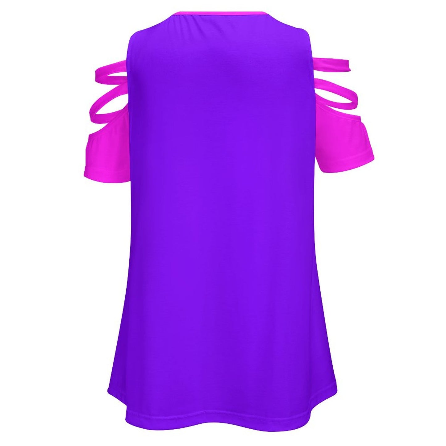 Neon Purple & Pink Zipper T-Shirts BE