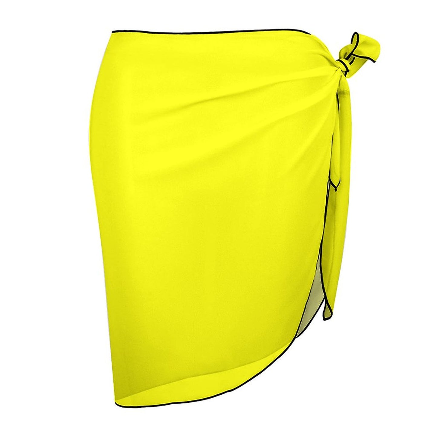 Yellow Beach Wrap Skirt