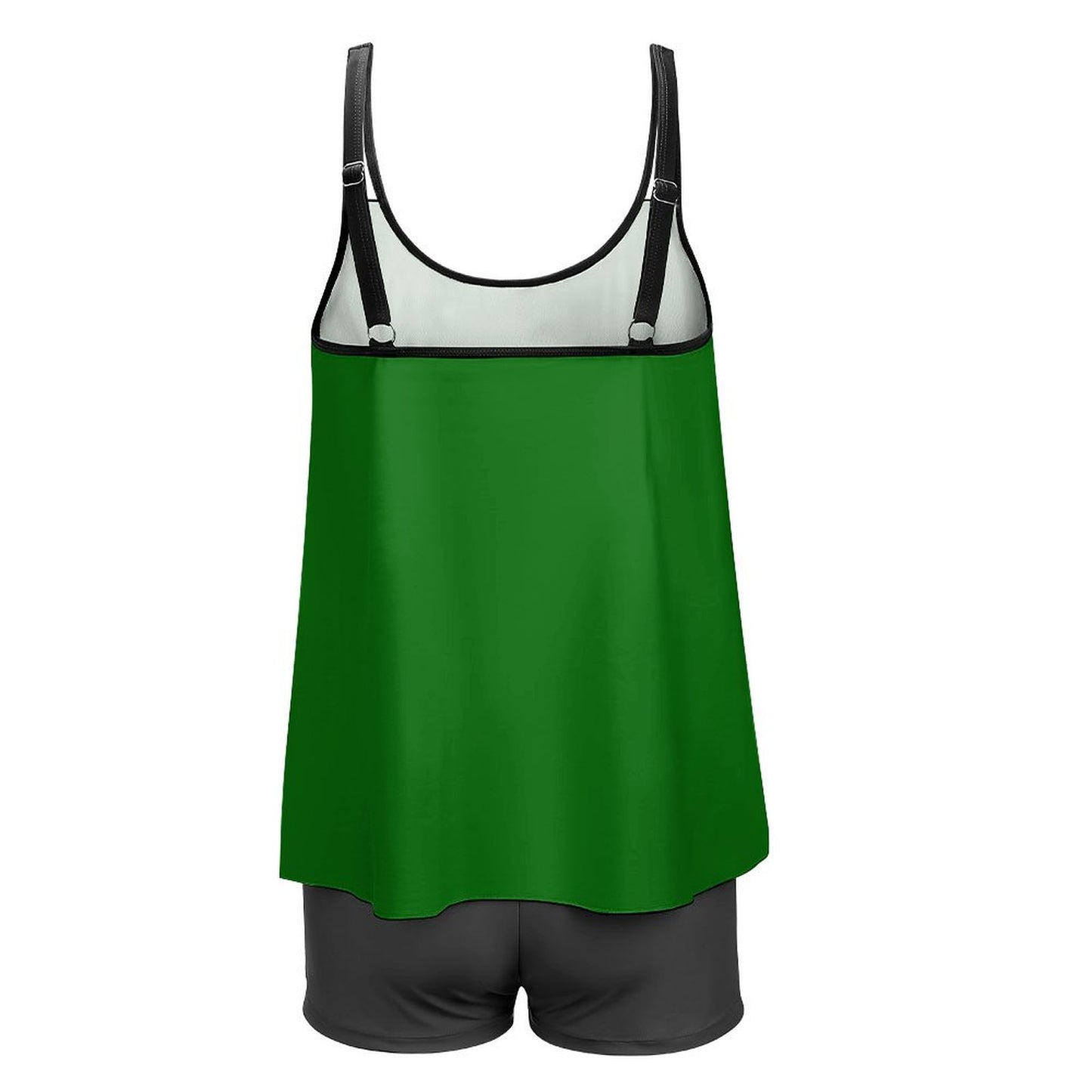 Emerald, Green Tankini Two Piece Swimsuits