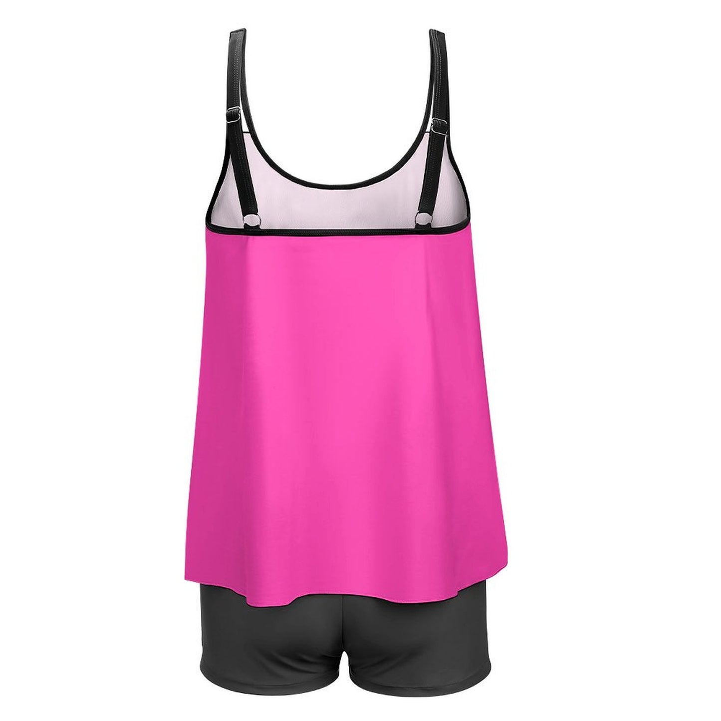 Pink Tankini Two Piece Swimsuits