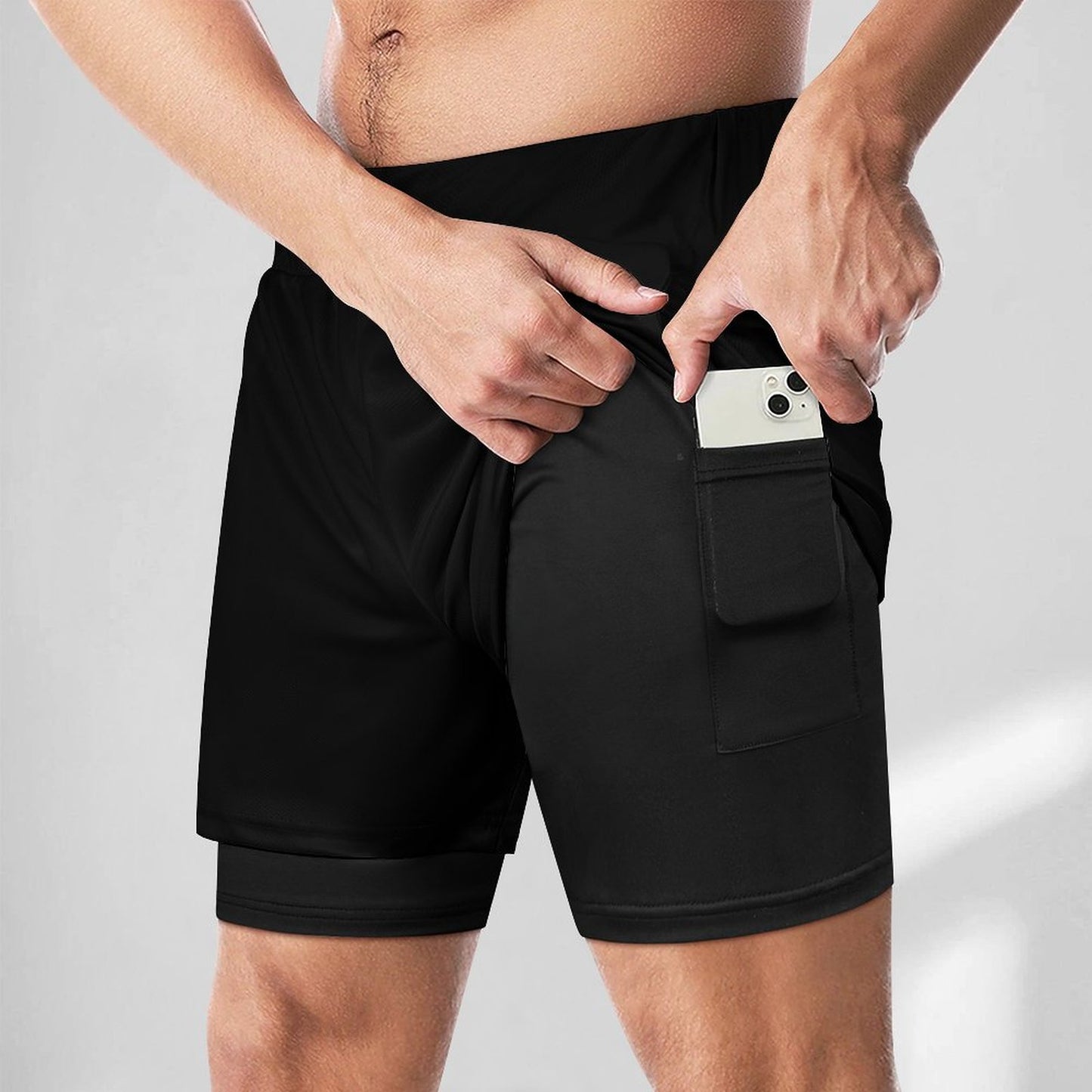 Men Beach Shorts with 4 Pockets