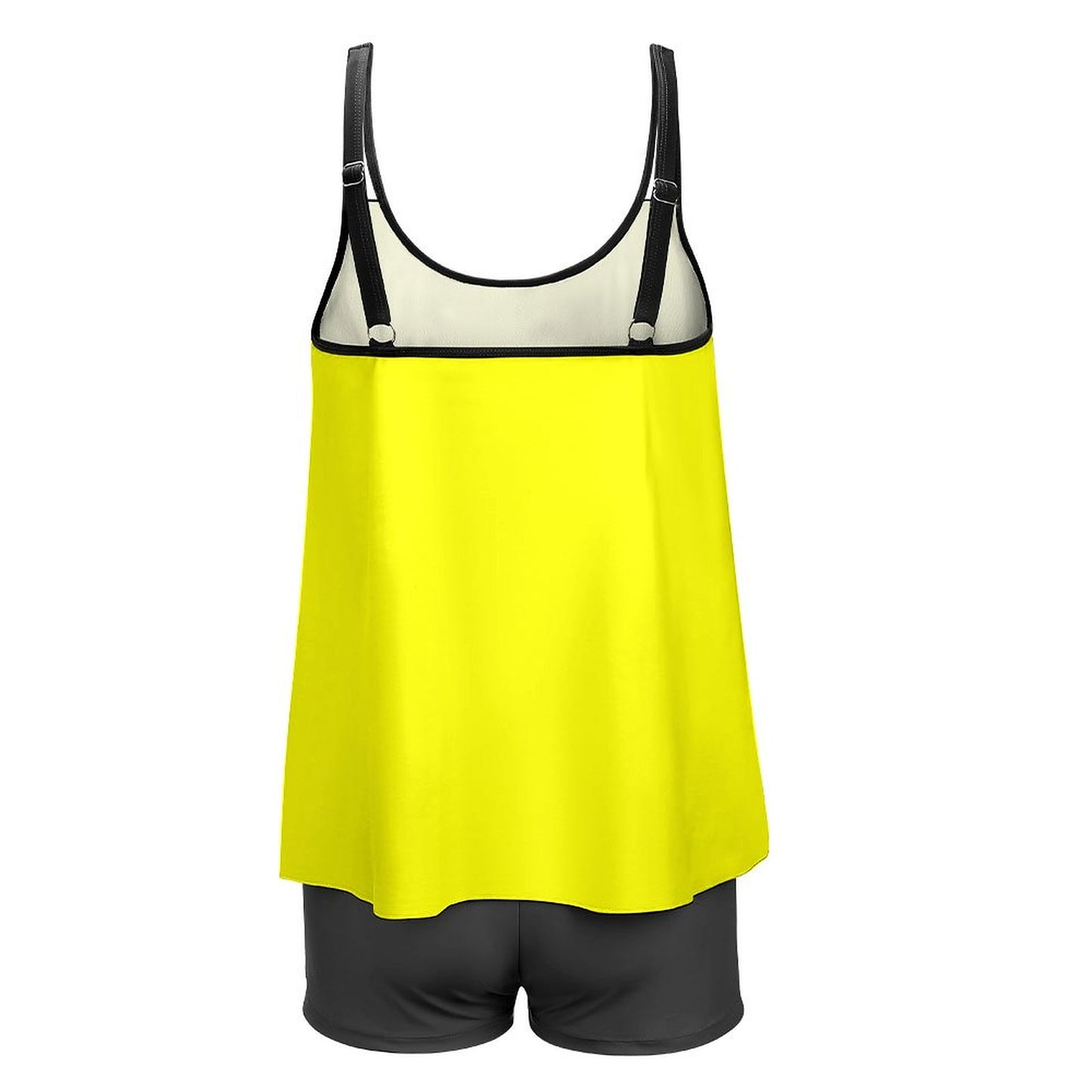 Yellow Tankini Two Piece Swimsuits