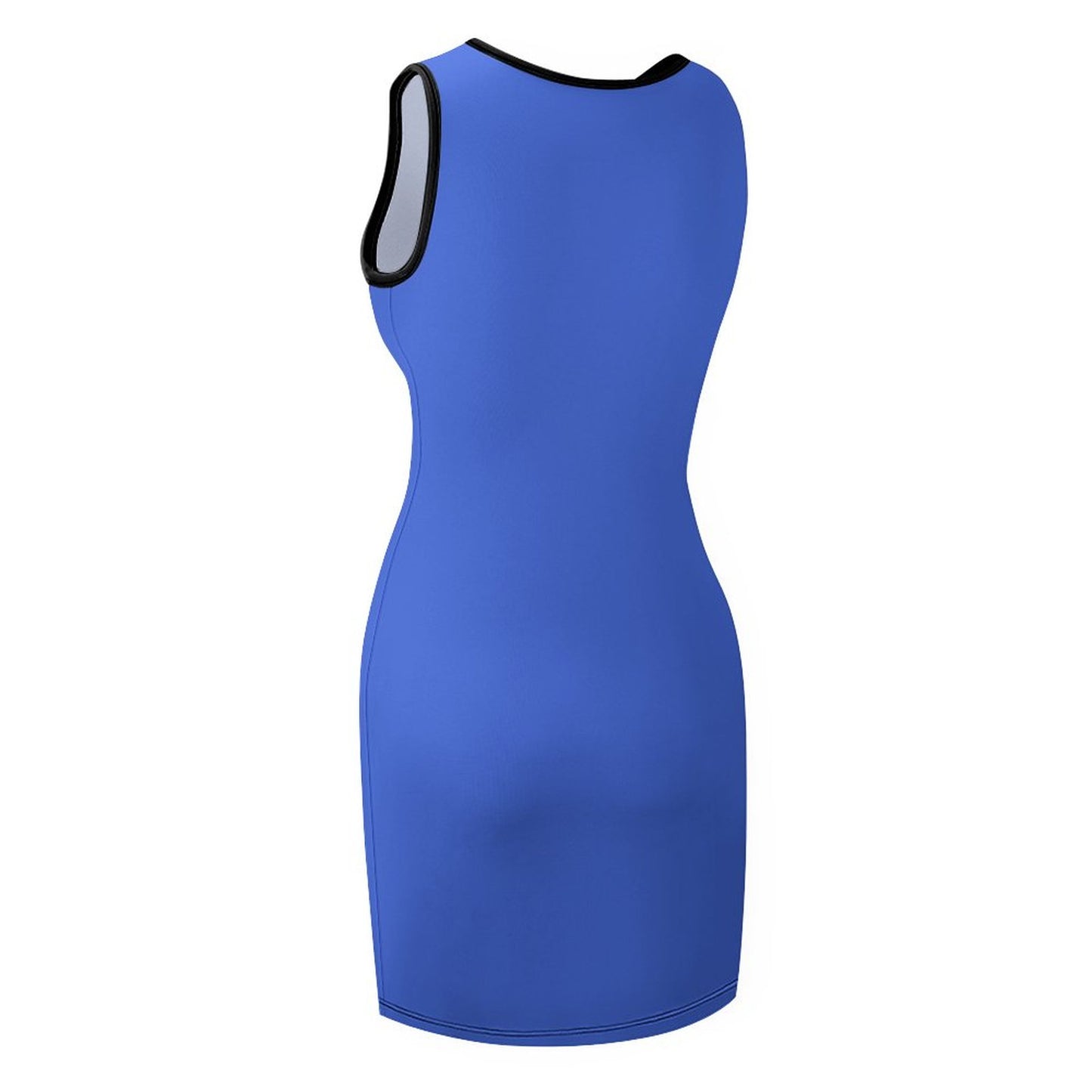 Royal Blue Ladies Tank Dress NZ014 (All-Over Printing)