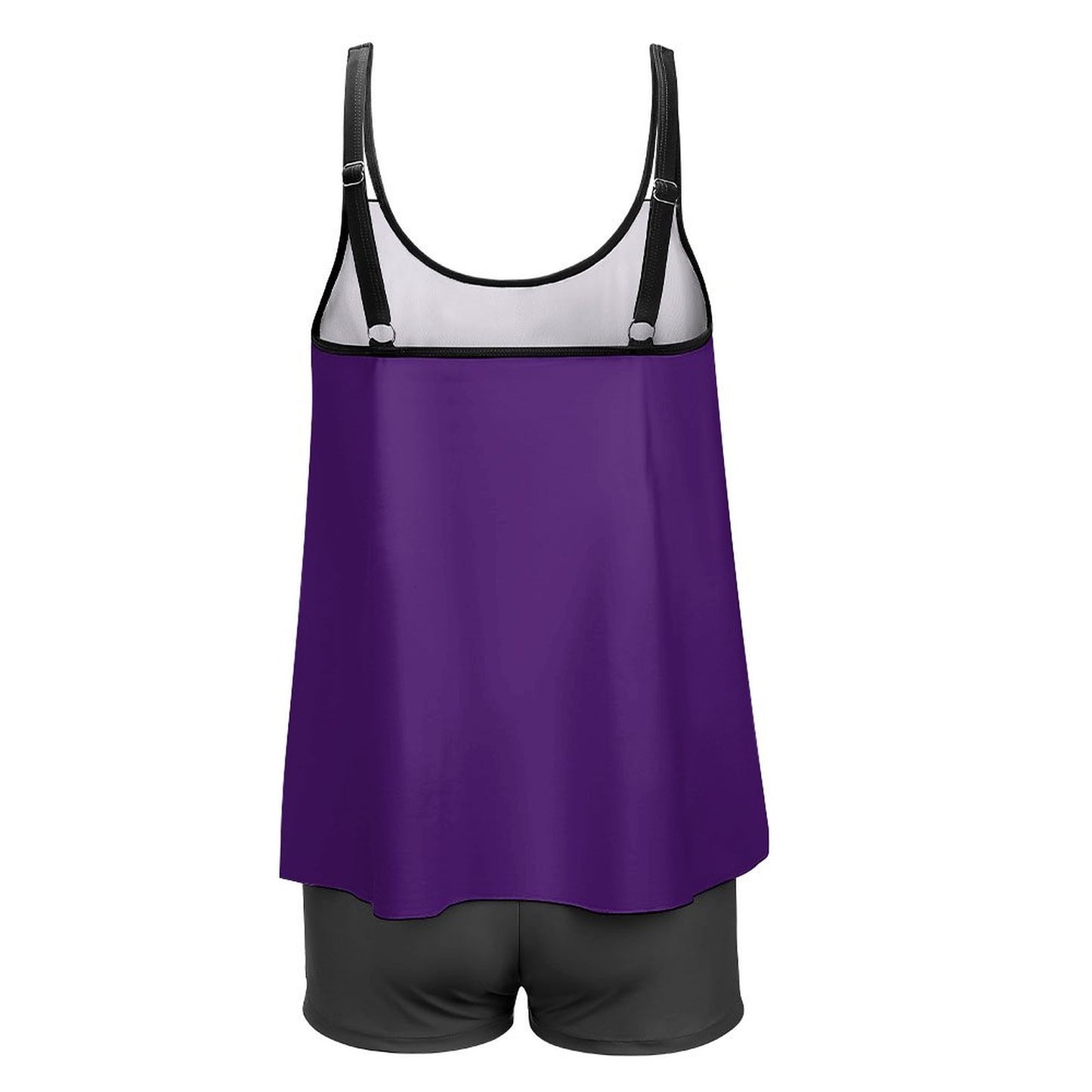 Royal Purple Tankini Two Piece Swimsuits