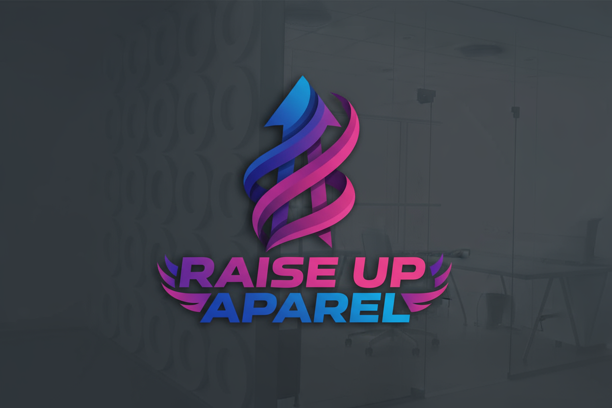 Raise Up Apparel with the colors purple pink and royal blue